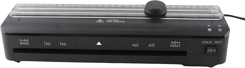 آلة تصفيح A4 مدمجة مع قاطع للمستندات والصور 320 مم قابس أمريكي تيار متردد 110-120 فولت - Image 3